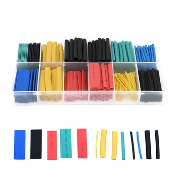 

2020 Brand New Lot 280pcs Cable Heat Shrink Tubing Sleeve Wire Wrap Tube 2:1 Assortment Kit+Box