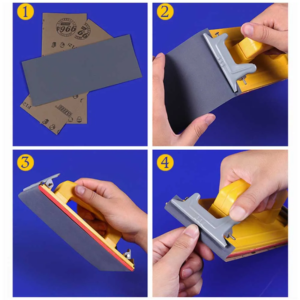 Влажная и сухая рукоятка держатель наждачной бумаги шлифовальные полированные инструменты для полировки стен шлифовальные