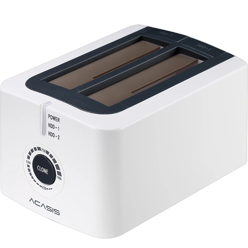 High Quality ACASIS BA-12US SATA3 Hard Drive Docking USB3.0 HDD Enclosure Cloning Duplicator Box Station for 2.5inch or 3.5inch |