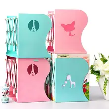 Мультфильм металлическая, для книги органайзер для журналов книжные концы стол книги для документов подставка держатель книжная полка Libre школьные канцелярские принадлежности