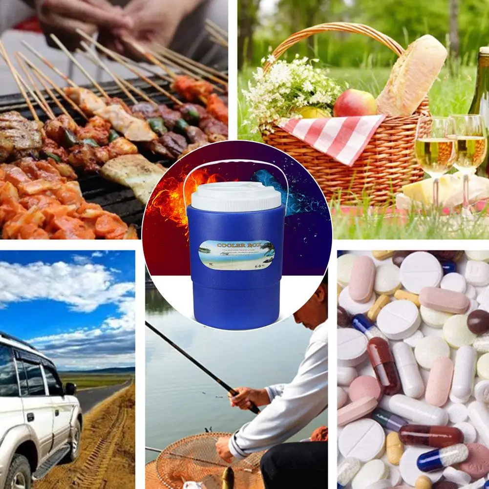 8 Liter Electric Car Cooler And Warmer Portable Mini Refrigerator For Outdoors Car Picnic Camping Barbecue Fishing Fresh Food