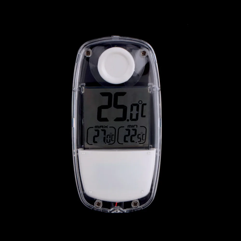 1pc LCD Digital Solar Power Window Thermometer Temperature Meter Indoor
