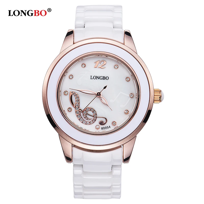 

Longbo 2018 Hot Casual Women Watches Luxury Waterproof Ceramic Ladies Quartz Watch Relojes Mujer Wristwatch Gifts Female 80054