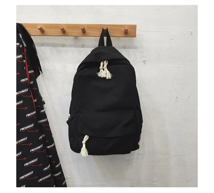 Menghuo Vintage Canvas Women Backpack Fashion Travel Backpack for Teenager Girls Student School Bag Casual Rucksack Female 2019_33_25