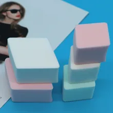 Гладкая качественная Губка косметическая пуховка для лица сухое влажное использование губки для макияжа Нижняя основа крем макияж набор губок