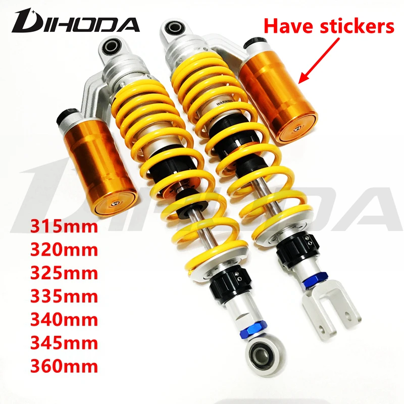 Go-kart and Moped Quad 2 pack Rear Shock Absorbers Fits for Honda Yamaha for most 150cc-750cc Sport bikes and Dirt Bikes