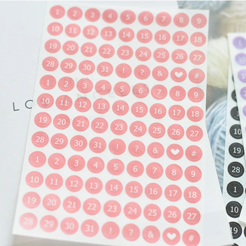 Lovedoki pegatina japonesa bala diario pegatinas para Filofax cuaderno planificador accesorios días número Scrapbooking papelería Lovedoki pegatina japonesa bala diario pegatinas para Filofax cuaderno planificador accesorios días número Scrapbooking papelería
