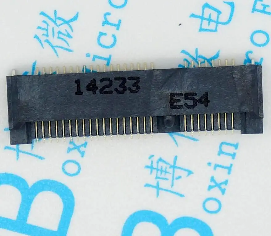 10 шт./лот мини Pcie Minipcie Msata 52Pin карты Слот Разъем высота 4 0 мм/5 2 6 мм/8 мм|msata connector|msata