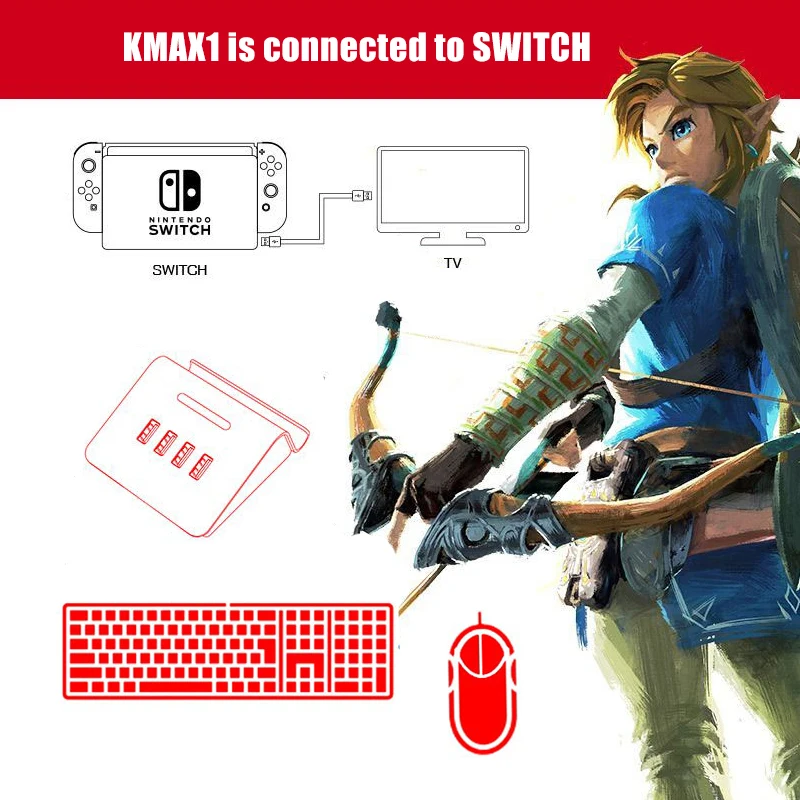 Конвертер клавиатуры мыши для PS3 PS4/PS4 PRO/PS4 SLIM для/XBox One/Xbox One S X Switch|Запасные части| |