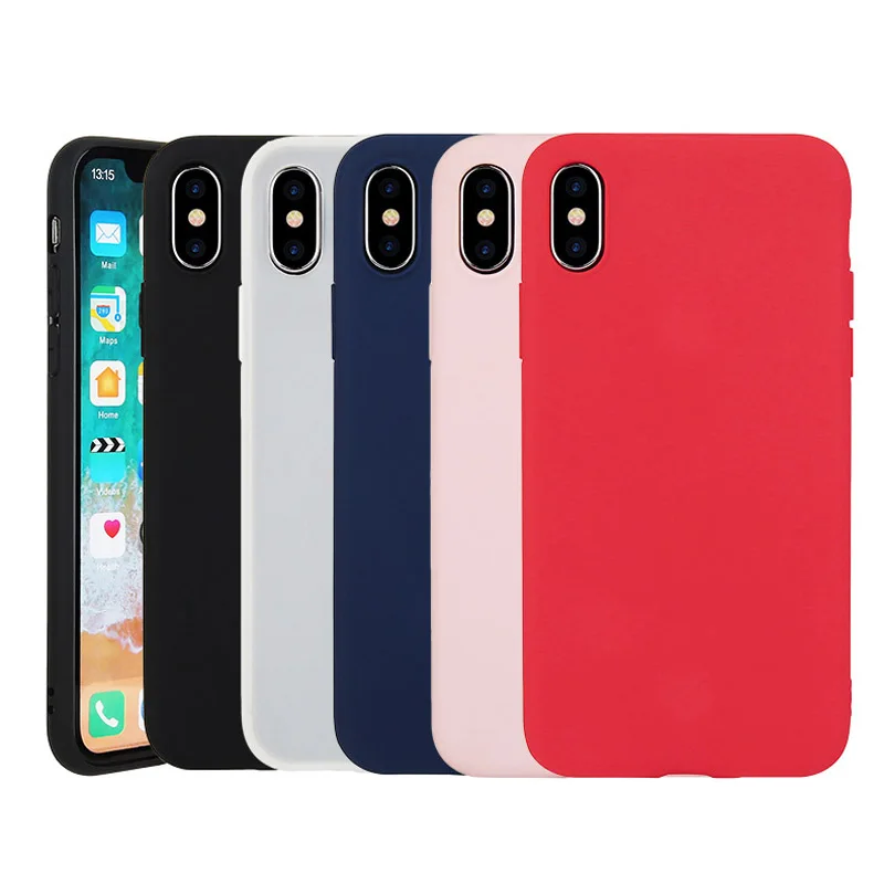 

Suitable for iphone 6 6s 6Plus 6s Plus for iPhone7 7Plus 8 8Plus X XS MAX XR effective anti-fingerprint matte, soft shell TUP