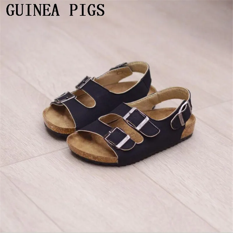 

Summer Children's Sandals Girls Anti-Slip Shoes PU Children's Shoes Boys Girls Slippers GUINEA PIGS Brand Five Color Size 22-30