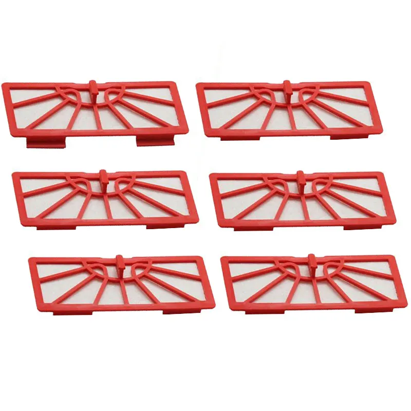 

6pcs Replacement Filter For Neato XV-11 XV-12 XV-14 XV-15 XV-21 Robotic Series Vacuum Cleaner Accessory