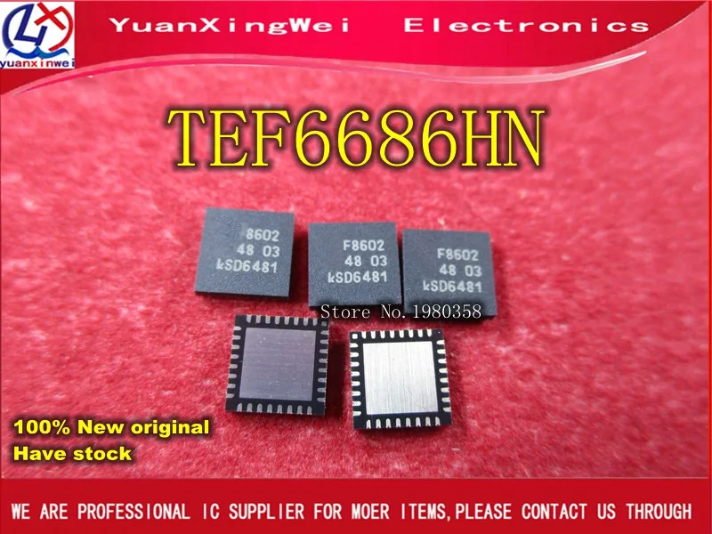 1 шт. TEF6686 TEF6686HN TEF6686HN/V102K TEF6686HN/V102 F8602 QFN