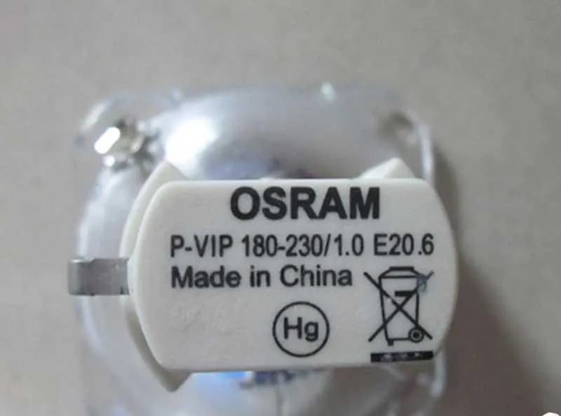 

Оригинальная Лампа для проектора OSRAM P-VIP 180-230/1.0 E20.6