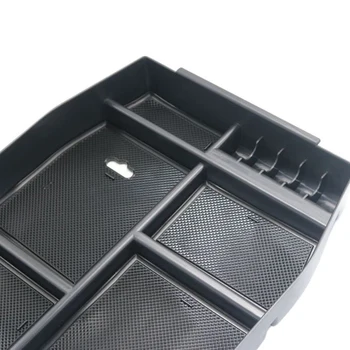 

For Ford F-150 2015-2017 Center Console Armrest Storage Box Tray Car Container