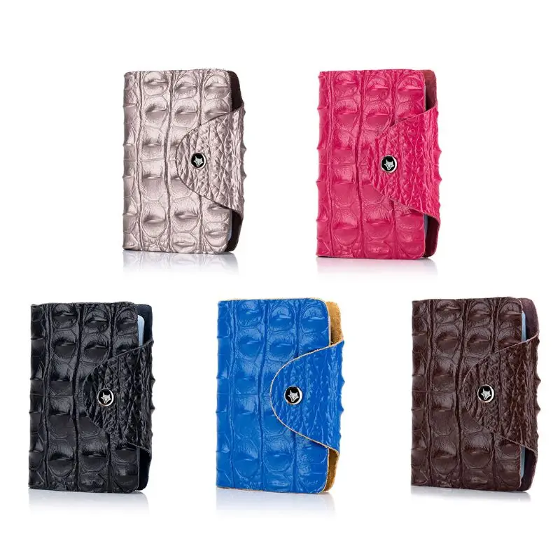 

Drop&Wholesale Women's Wallet Crocodile Pattern Leather Credit Card Holder Zipper Organizer Pocket APR28