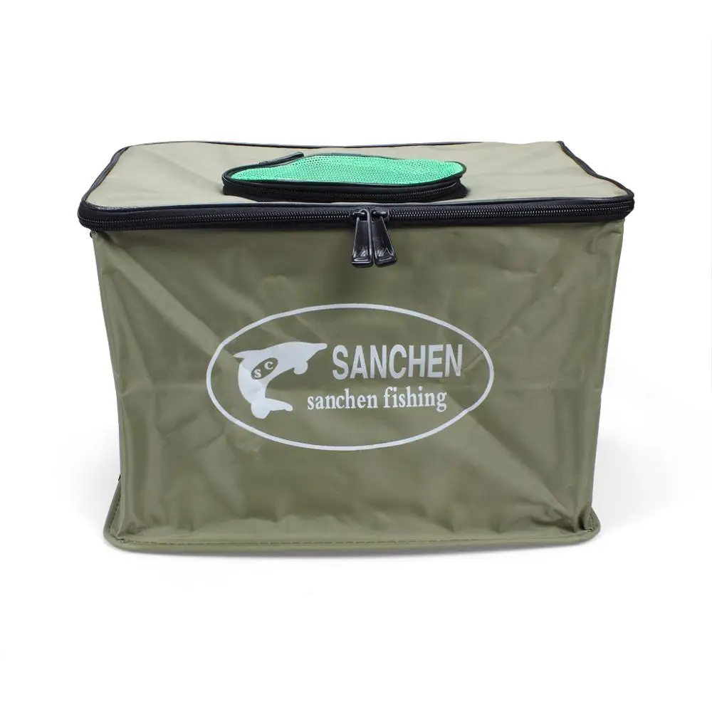 1PcsX 9L Fishing Tackle Box Portable Folding Collapsible Water Bucket