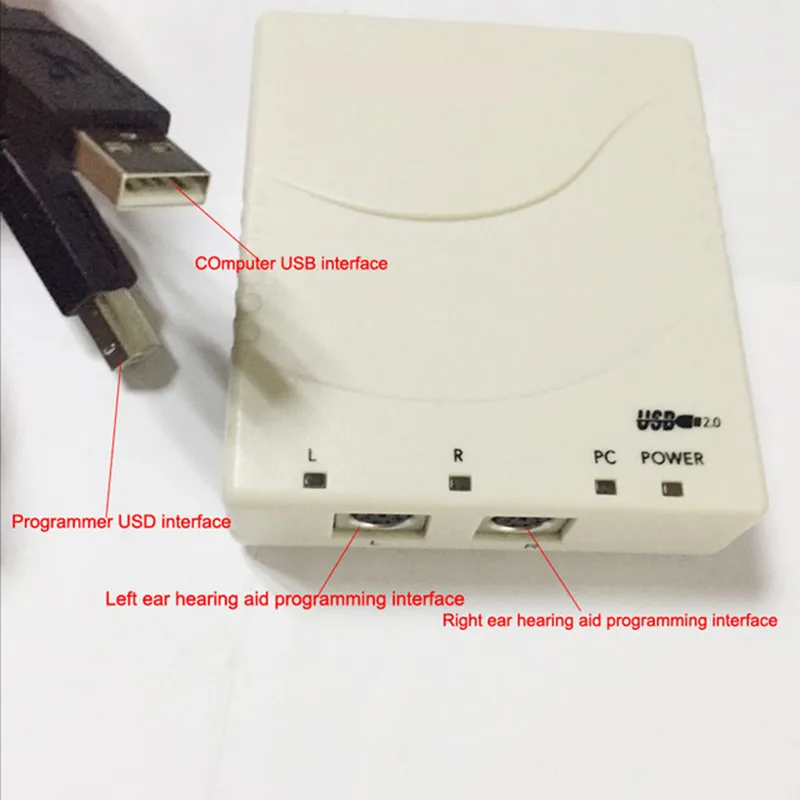 Hi Pro RIC программатор слуховой аппарат цифровой CIC BTE mini USB программируемое