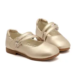 Детская обувь для девочек детская обувь 2019 весна осень принцесса Вечеринка платье обувь для малышей искусственная кожа Цветок Девочка