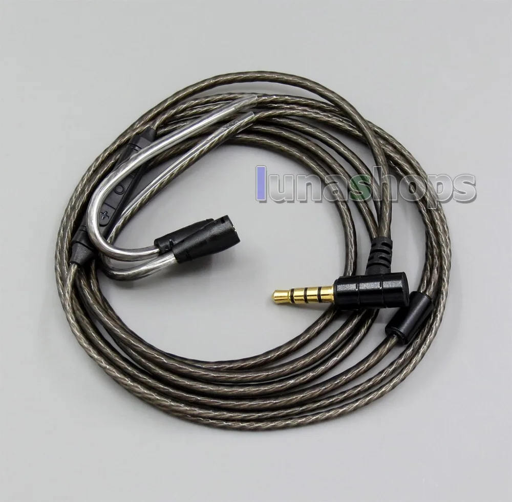 Кабель для наушников Sennheiser IE8 IE8i IE80 IE80s с посеребренным покрытием и микрофоном