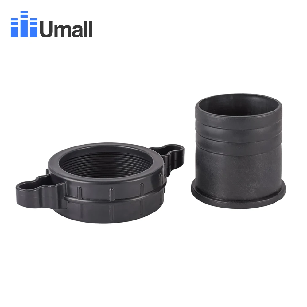 

2 Inches Generic Plastic Gasoline Gas Water Pumps Pipe Connecting Wrench Connector Fitting Black PVC Female Thread Repair Parts