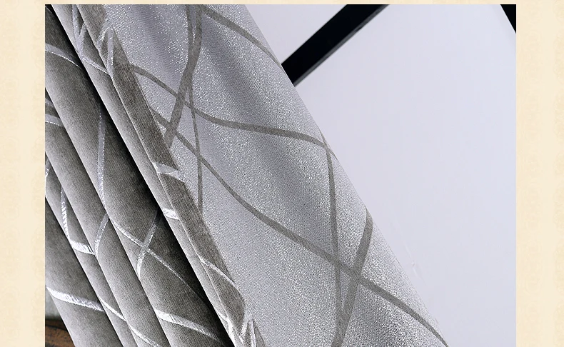 Серебристые жаккардовые шенилловые затемненные занавески s драпировка для спальни домашний деко занавески шторы для гостиной
