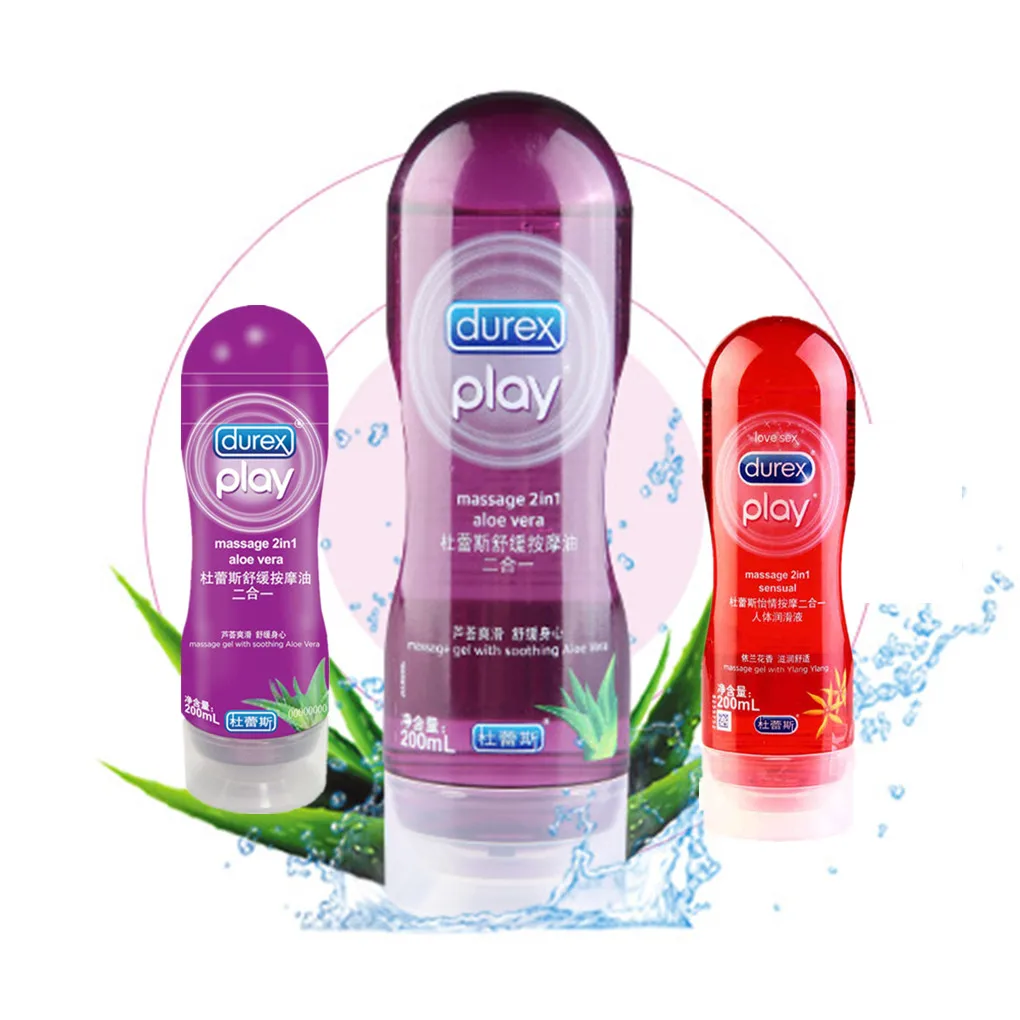 Durex 200 мл Массажная смазка для женщин вагинальный лубрикант секса интимные товары