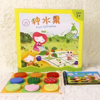 

Baby Wooden Toys Pretend Play Fruit Planting Kitchen Toys Education Toys For Kid Mother Garden Children