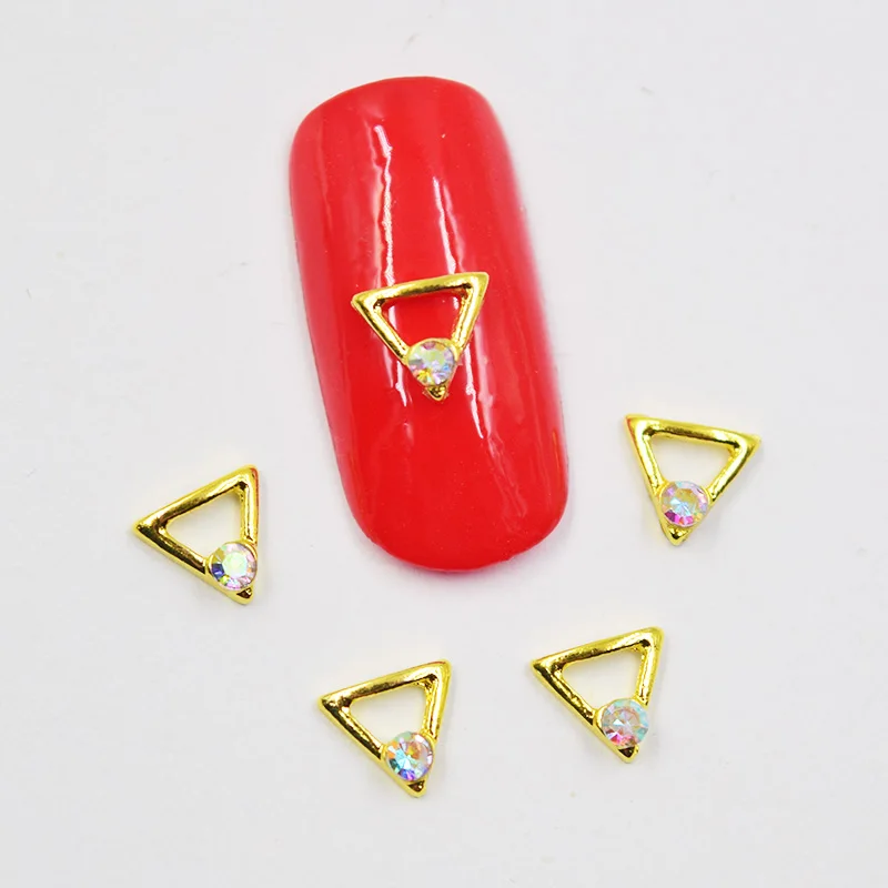 

10pcs 3d nail jewelry decoration nails art glitter rhinestone for manicure Color gem design nail accessories tools #779