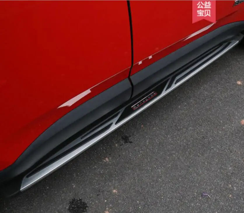 JINGHANG автомобильные ходовые доски Авто боковой шаг бар педали Nerf баров подходит для Jeep Renegade - Цвет: look
