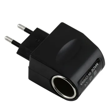 

110V-240V AC to 12V DC EU plug Car Cigarette Power Adapter Converter Wholesale Hot promotion
