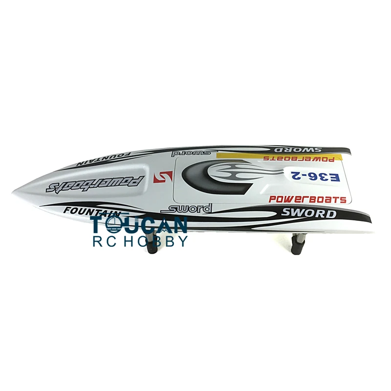 E36 KIT 30" Electric RC boat Well Painted Fiber Glass Monohull Boat Hull only for Advanced Player White TH02646 2