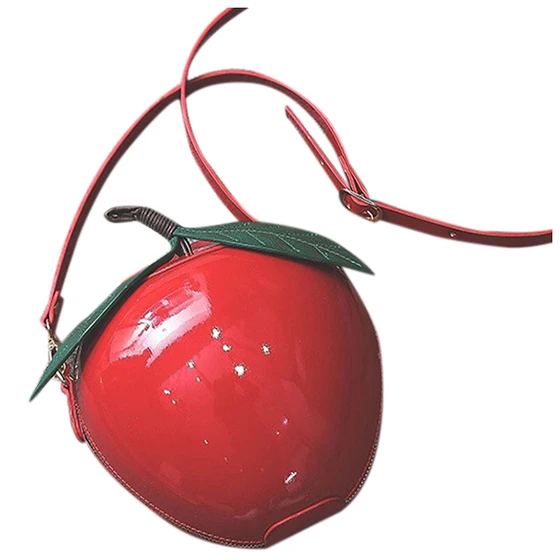 Top Sale Shape Bag Funny Women Evening Party Wedding Purses Shoulder Bag(Red) |