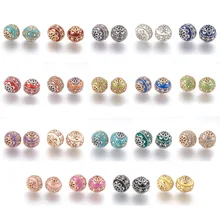 Pandahall 5 stücke/lot 19,5 x19mm Runde Handmade Indonesien Perlen Exquisite Spacer Perlen mit Metall Erkenntnisse Schmuck Zubehör