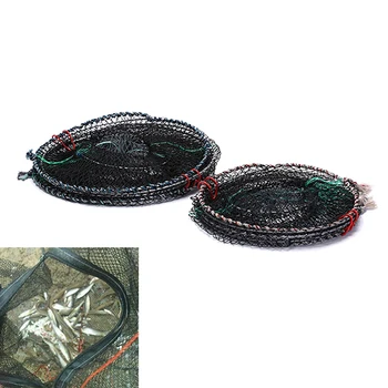

1pc Fishing Collapsible Trap Cast Keep Net Crab Crayfish Lobster Catcher Pot Trap Fish Net Eel Prawn Shrimp Live Bait Hot Sale