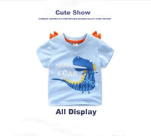 

Children T shirts for Boys and Clothes 2018 Brand Baby Summer Tops Tee Shirts Fille Animal Print Kids T-shirts Girls Clothing