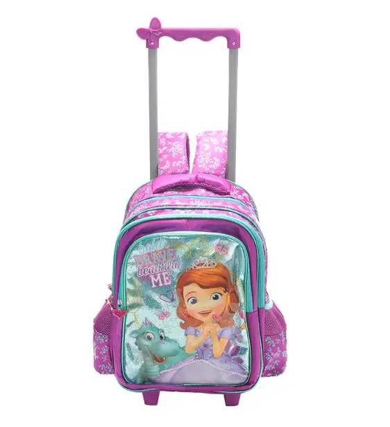 rodas escolar mochila para meninas rodas