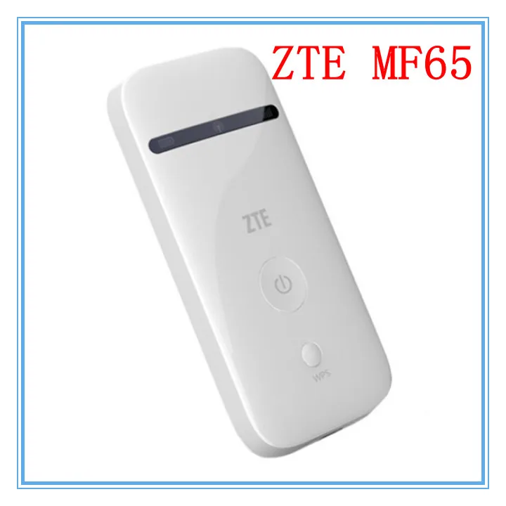 Разблокированный zte MF65 Карманный wifi 3g Мобильная точка доступа HSPA+ DL 21,6 Мбит/с беспроводной маршрутизатор