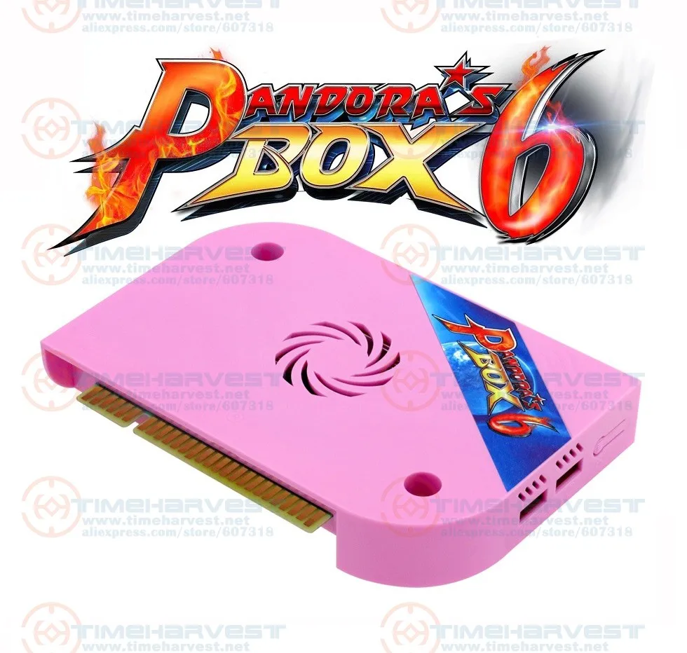 New Arrival original Pandora Box 6 JAMMA version 1300 in 1 Games board Family Version for Game Joystick Arcade Marchine Cabinet