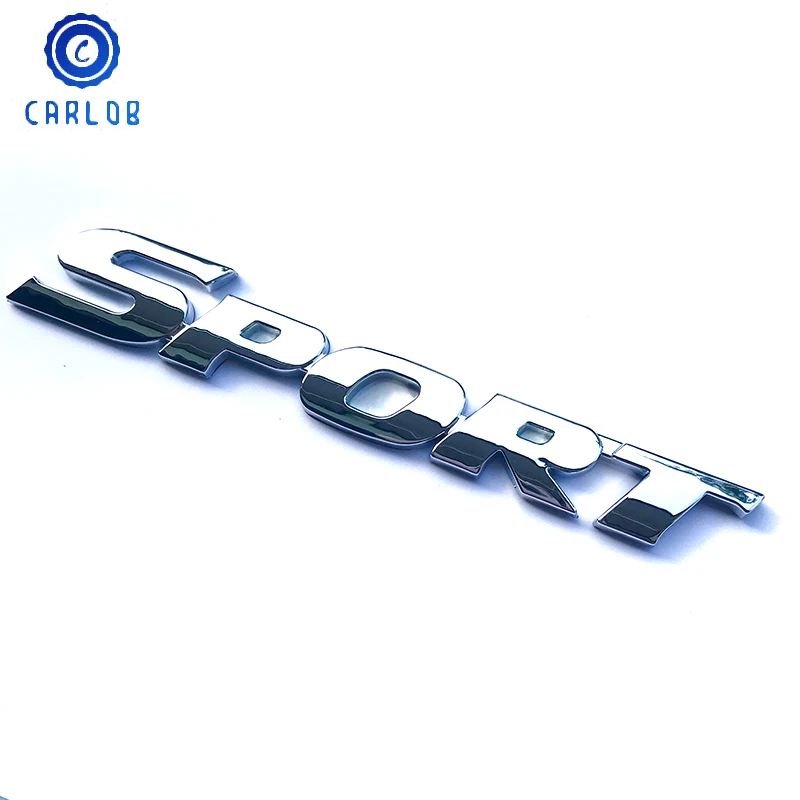 

CARLOB Car Styling Universal 3D Sport ABS Chrome Logo Car Sticker Emblem Badge Decal Auto Accessories For Toyota Highlander