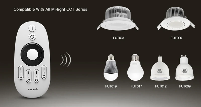 Miboxer 2,4G RGB CCT RGBWW Беспроводной RF пульт дистанционного управления FUT091/FUT092/FUT095/FUT096/FUT098/FUT005/FUT006/FUT007/FUT089