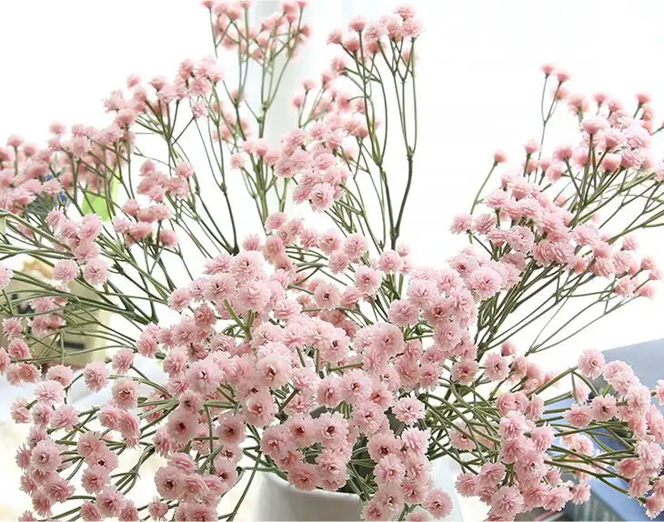 Маленькая свежая Звездная Gypsophila искусственная Цветочная подделка Цветочная композиция для домашнего свадебного украшения Мягкий гель искусственные цветы