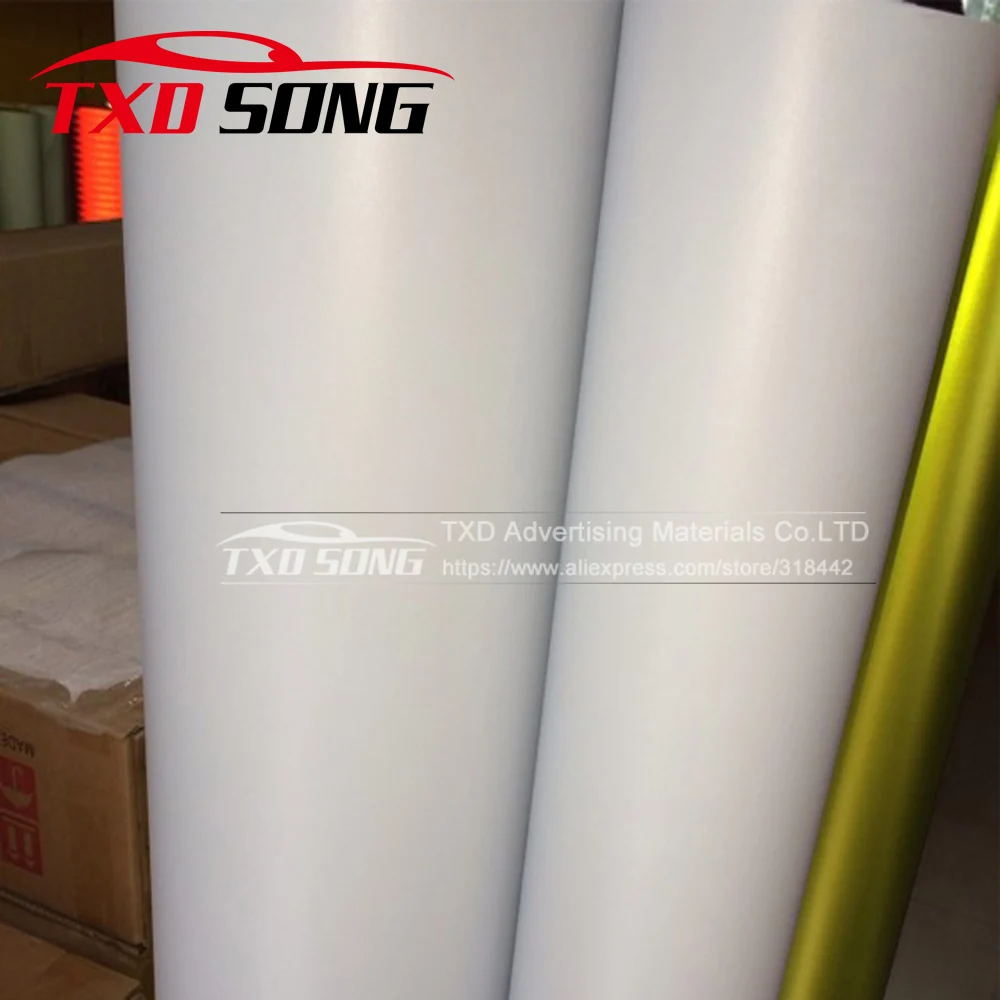 

Free Shipping Metallic chrome matte white film Chrome matte Car Sticker White Matte chrome with air free bubbles 152*30CM/LOT
