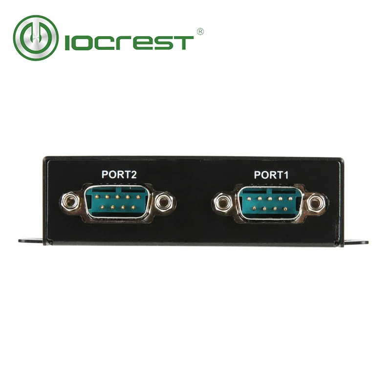 IOCREST USB 2.0 4 pin female to 2 ports rs232 db9 serial converter adapter FTDI3410 chips