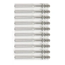 GTBL 10 pcs Stainless Steel Cable Railing End Fitting Terminal- Stud End Fitting- Right Hand Swage- 1/8 INCH Cable- Hand Rai