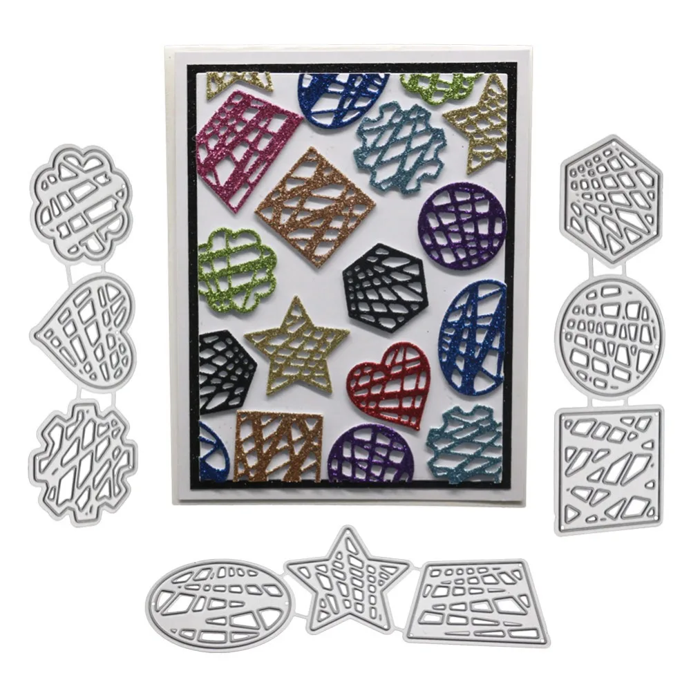 

Irregular Frames Cutting Dies Metal Geometric Stencil For Diy Scrapbooking Celebrating Paper Cards Making Stamps And Dies New