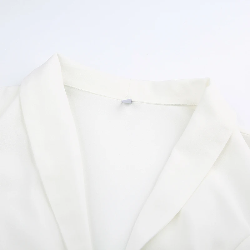 HEYounGIRL элегантное Сетчатое рубашка с длинными рукавами Для женщин Бандажное белая женская футболка, топ, футболка, Винтажная Футболка Femme женские офисные