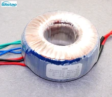 IWISTAO 40W Toroidal Transformer Dedicated for HIFI AudioTube Amplifier Headphone Amp 220V 0 220V 6 5V 0 6 5V 0 Pure Copper DIY