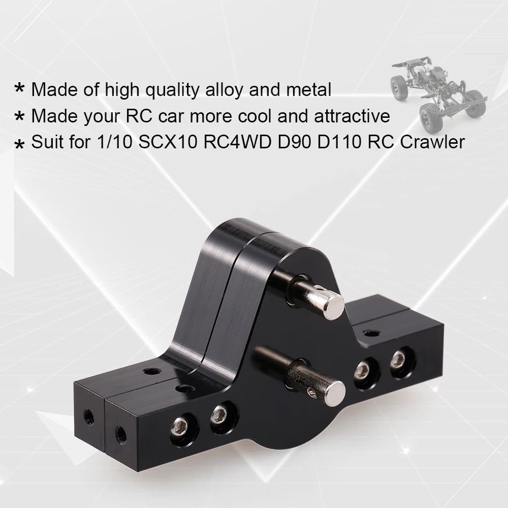 

CNC Metal Aluminum Gearbox Transfer Case for D90 D110 SCX10 RC4WD RC Crawler Trucks Bridge device RC Car Part