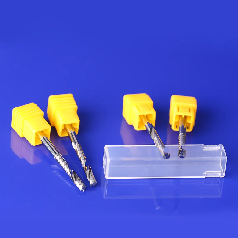 4 мм shaft 1PCS Class 3A 1 Флейта спиральная Концевая фреза фрезерный станок с ЧПУ